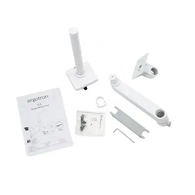 NX MONITOR ARM WHITE - Ergotron - Support Fixe & Mobile - visuel 9