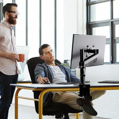 NX MONITOR ARM BLACK - Ergotron - Support Fixe & Mobile - visuel 3