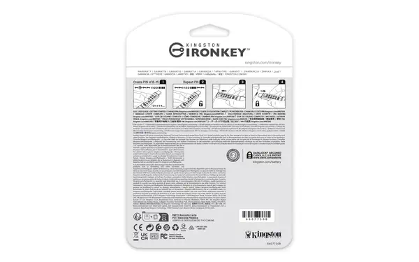 IronKey Keypad 200C USB-C de 512 Go, FIPS 140-3 niveau 3 AES-256 - Kingston - Adaptateur stockage - visuel 4