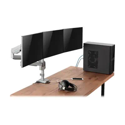 Tripp Lite DDR1730TAL support d'écran plat pour bureau 76,2 cm (30") Argent - Accessoire Moniteur - visuel 5