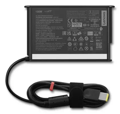 Lenovo 4X21L38724 adaptateur de puissance & onduleur Intérieure Noir - Chargeur et alimentation - visuel 4