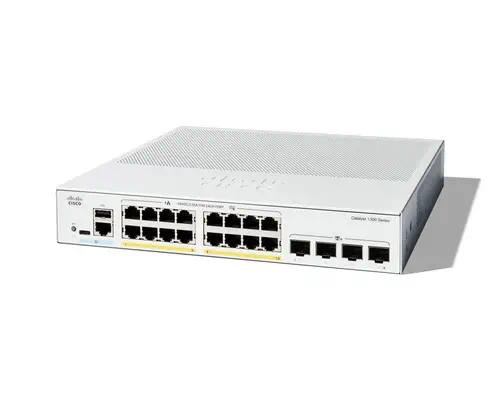 Cisco C1300-16P-4X commutateur réseau Géré L2/L3 Gigabit Ethernet (10/100/1000) Blanc - Accessoire Réseau - visuel 1