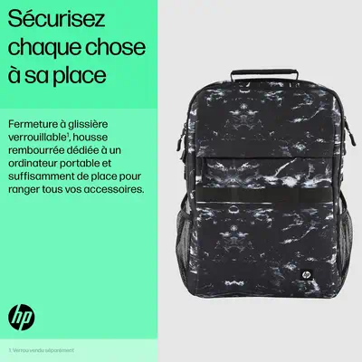 Sac à dos HP Campus XL imprimé marbre - Sacoche & Housse - visuel 10