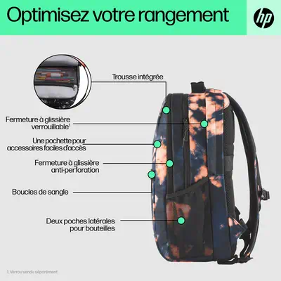 Sac à dos HP Campus XL Tie Dye - Sacoche & Housse - visuel 7
