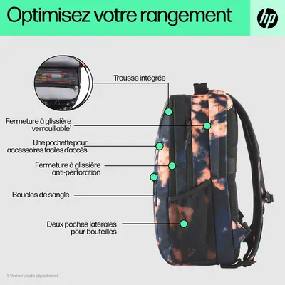 Sac à dos HP Campus XL Tie Dye - Sacoche & Housse - visuel 8