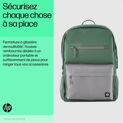 Sac à dos HP Campus (vert) - Sacoche & Housse - visuel 3