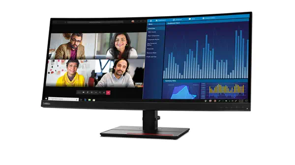Lenovo ThinkVision P34w-20 LED display 86,7 cm (34.1") 3440 x 1440 pixels Wide Quad HD Noir - Ecran Ordinateur - visuel 8