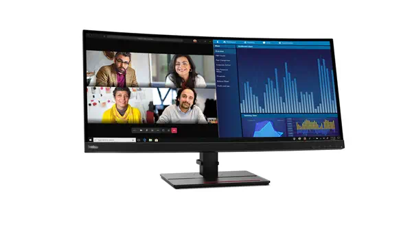 Lenovo ThinkVision P34w-20 LED display 86,7 cm (34.1") 3440 x 1440 pixels Wide Quad HD Noir - Ecran Ordinateur - visuel 7