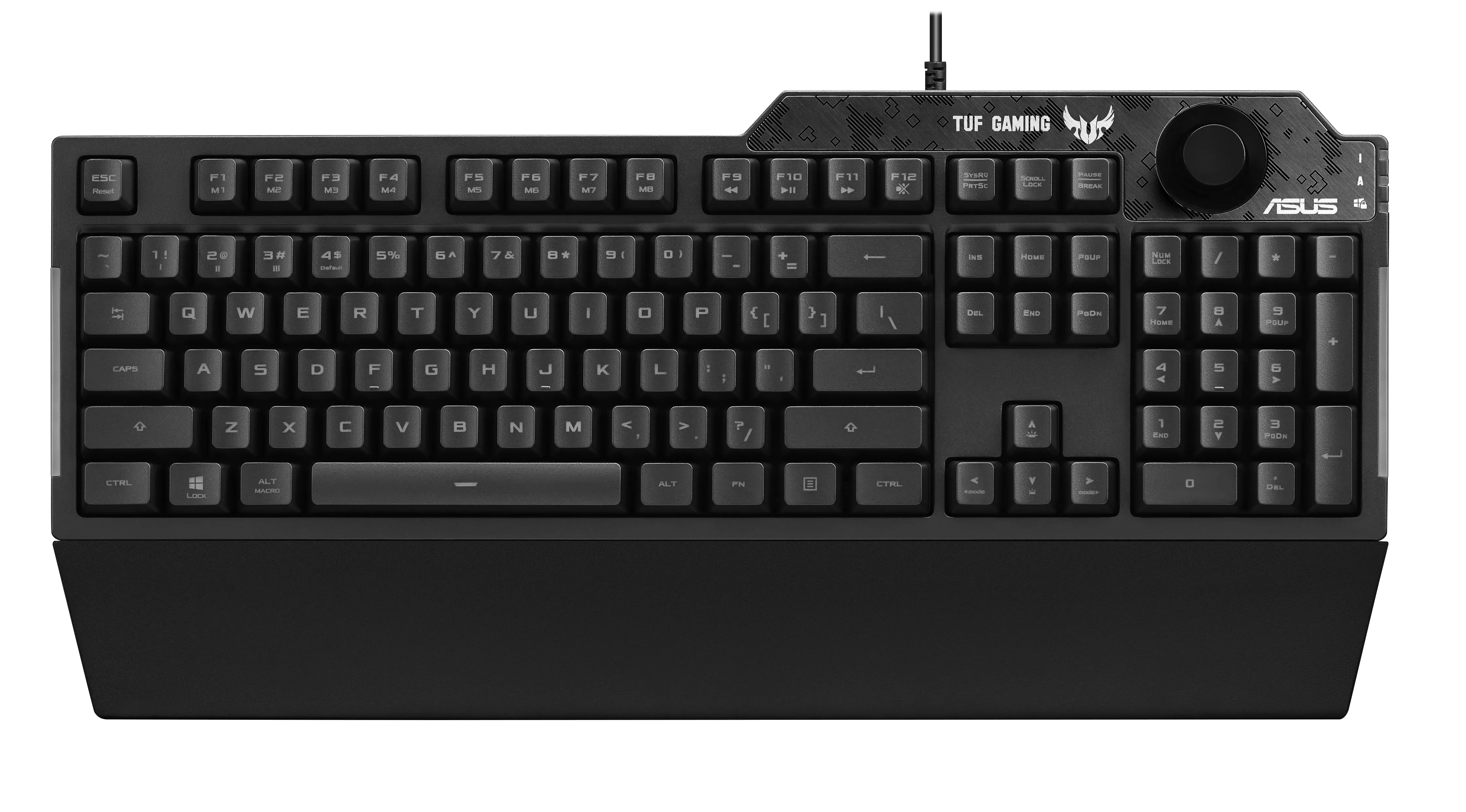 ASUS TUF GAMING K1 clavier USB Noir - Asus - Clavier - visuel 5