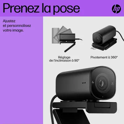 Webcam de diffusion 4K HP 965 HP - visuel 1 - hello RSE - Autofocus